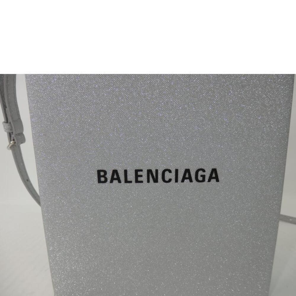 BALENCIAGA phone holder shoulder bag metallic - Picture 10 of 10